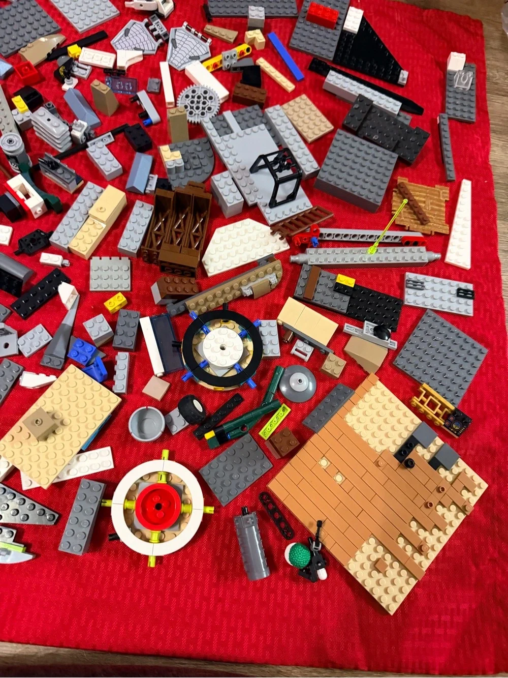Legos mixed lots wheels ect vintage minifigures